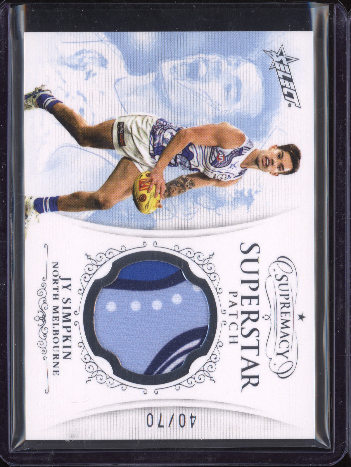 Jy Simpkin 2024 Select Supremacy SP24 Superstar Patch 40/70