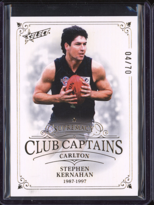 Stephen Kernahan 2024 Select Supremacy C10 Club Captains Jumper Number 04/70