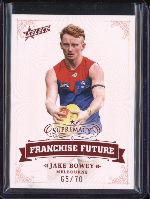 Jake Bowey 2024 Select Supremacy FF21 Franchise Future 65/70