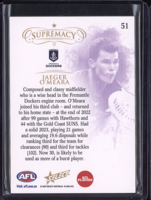 Jaeger O'Meara 2024 Select Supremacy 51 49/95