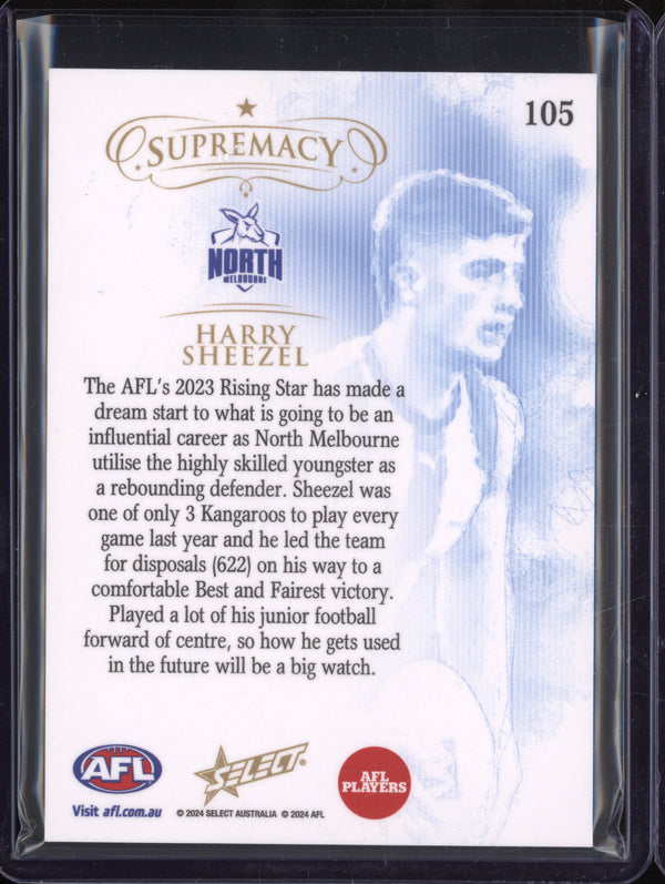 Harry Sheezel 2024 Select Supremacy 105 42/95