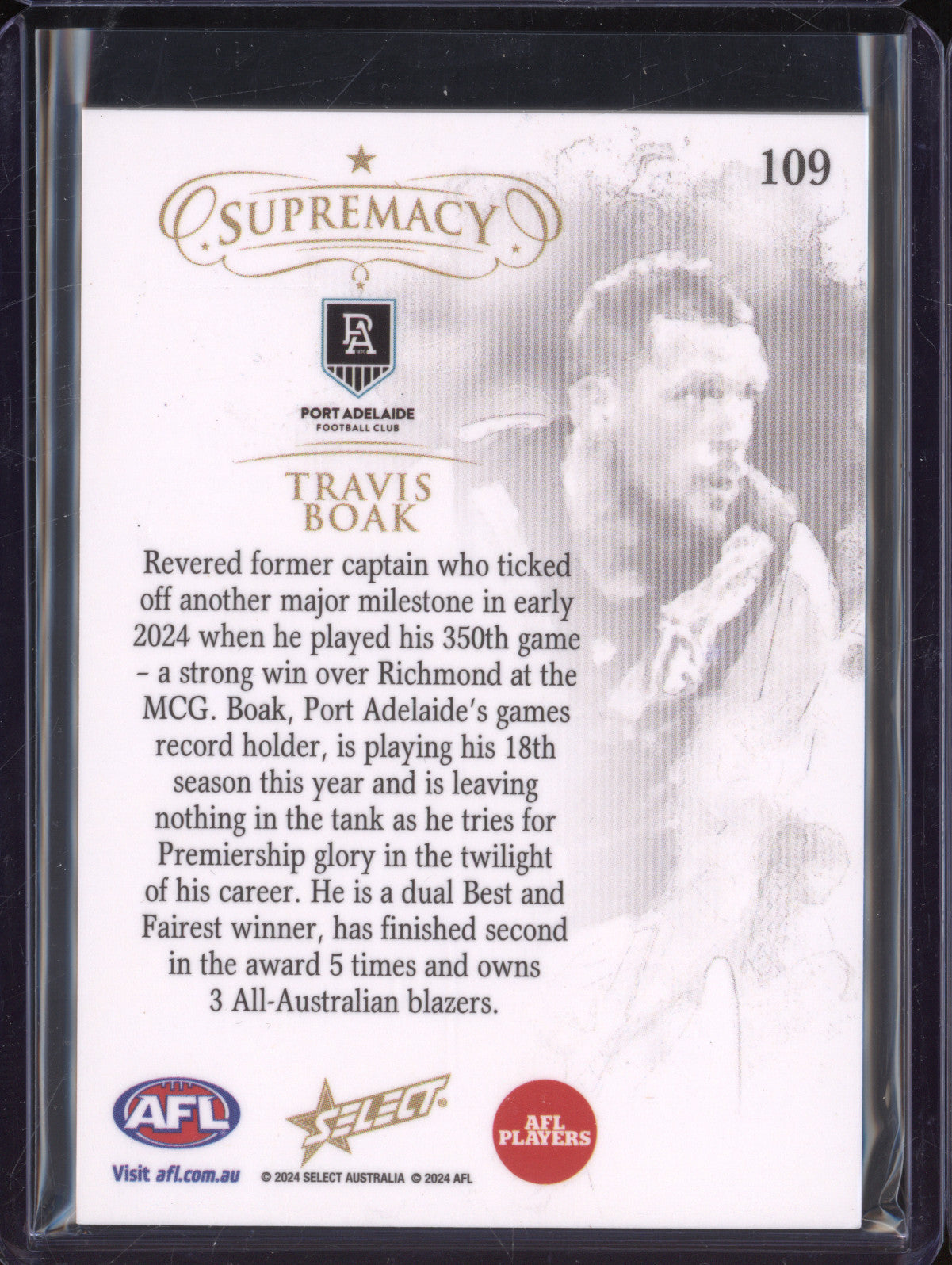 Travis Boak 2024 Select Supremacy 109 67/95