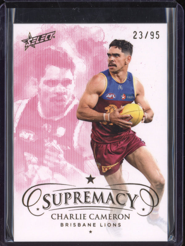 Charlie Cameron 2024 Select Supremacy 12 Jumper Number 23/95