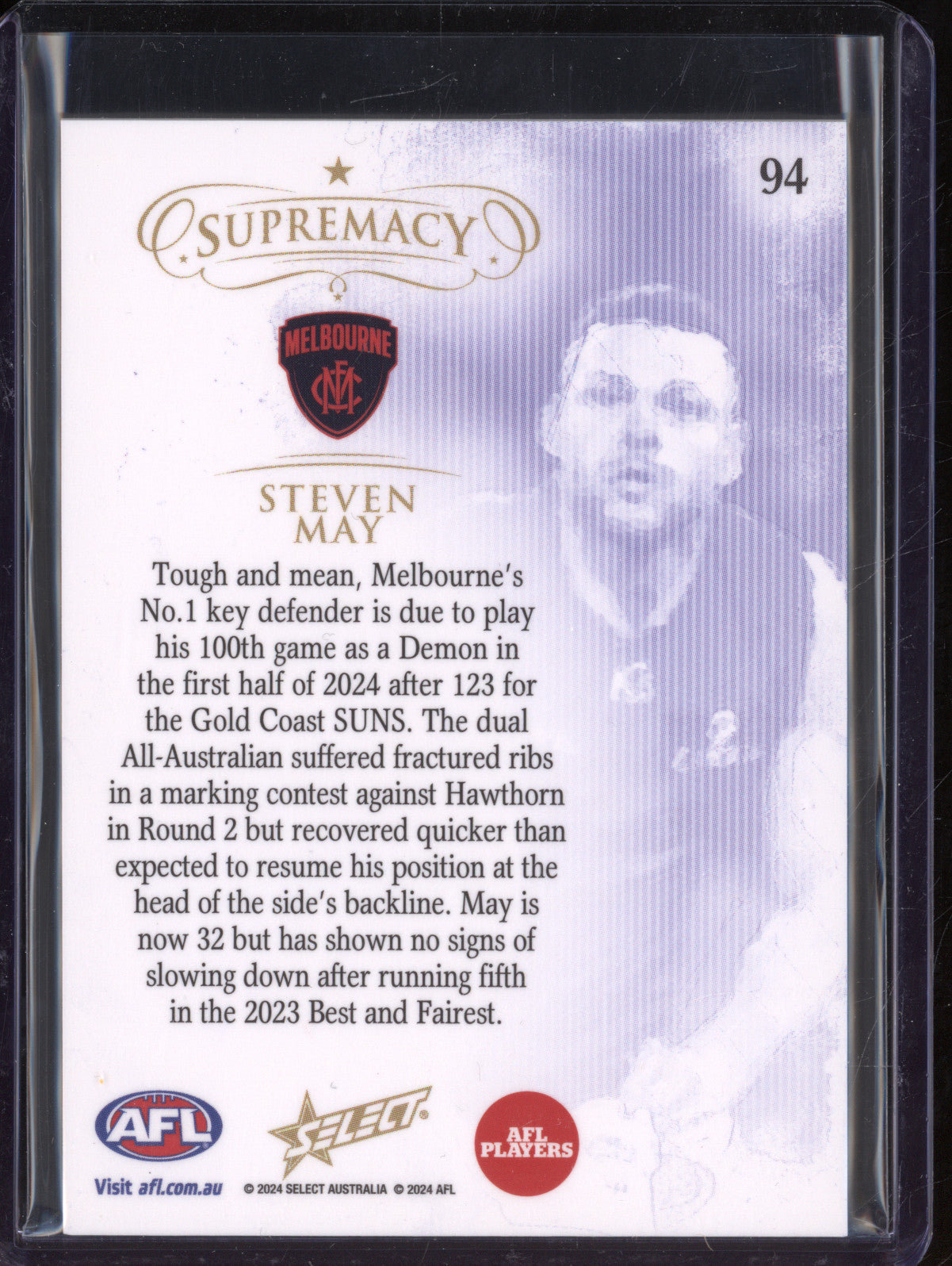 Steven May 2024 Select Supremacy 94 76/95