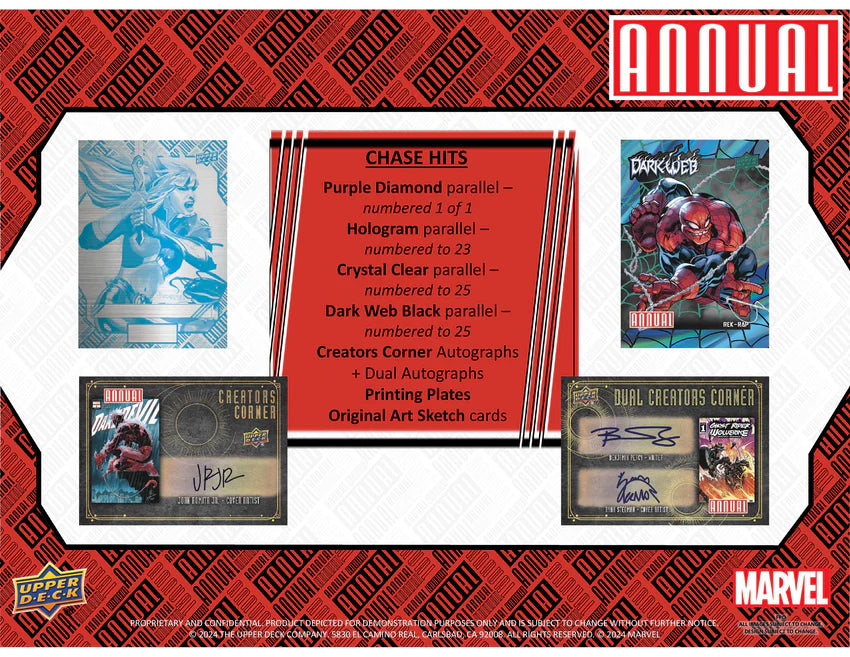 2023-24 Upper Deck Marvel Annual Hobby Box