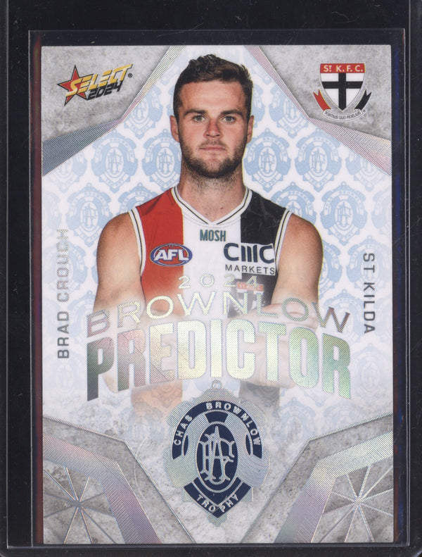 Brad Crouch 2024 Select Footy Stars BPP29 Platinum Brownlow Predictor 48/60