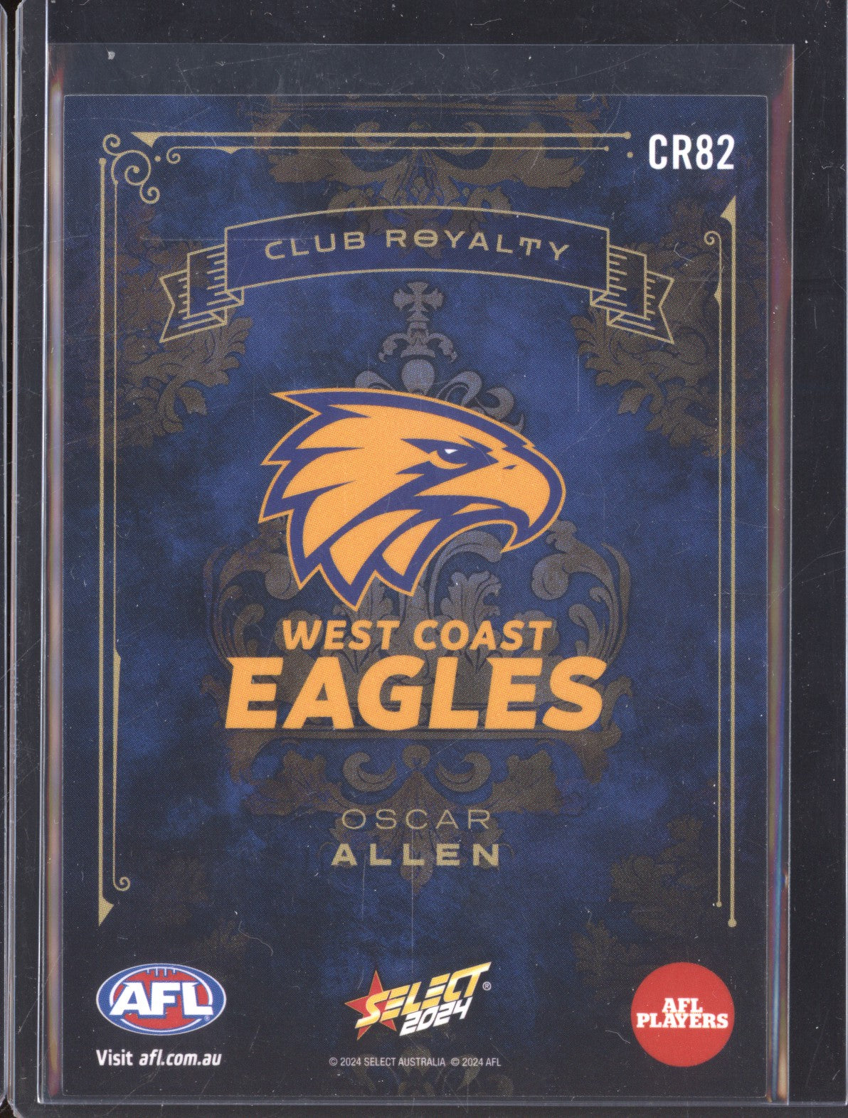 Oscar Allen 2024 Select Footy Stars CR82 Club Royalty 50/99