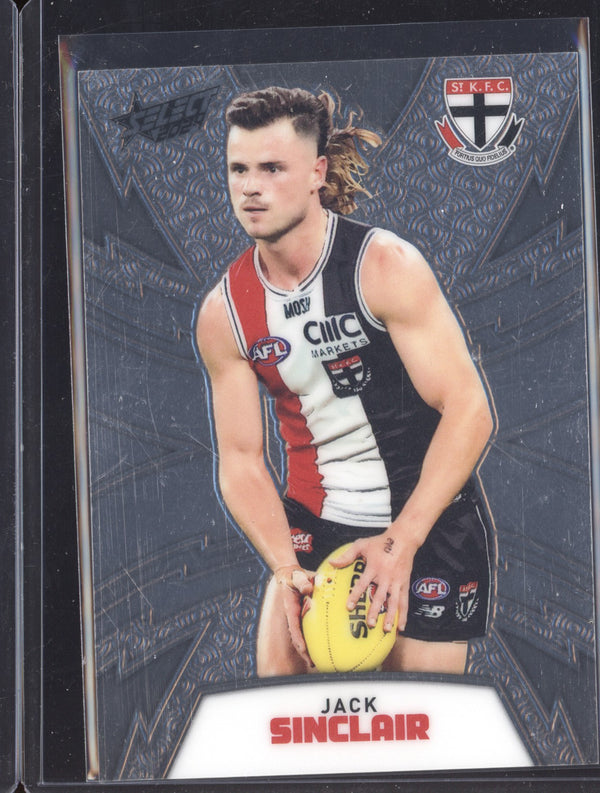 Jack Sinclair 2024 Select Footy Stars LTR147 Luminous Thunderbolt Refractor /299