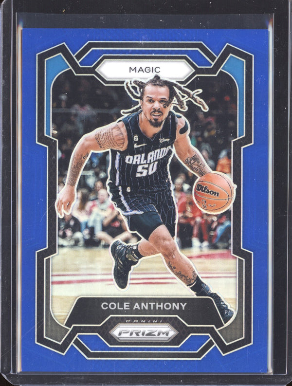 Cole Anthony 2023-24 Panini Prizm 16 Blue 125/199