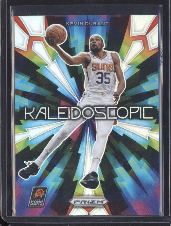 Kevin Durant 2023-24 Panini Prizm 7 Silver Kaleidoscopic