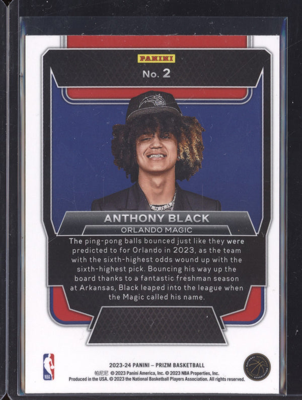 Anthony Black 2023-24 Panini Prizm 2 Luck of The Lottery RC