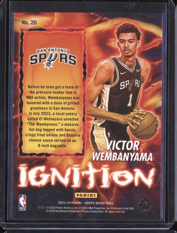 Victor Wembanyama 2023-24 Panini Hoops 20 Ignition RC