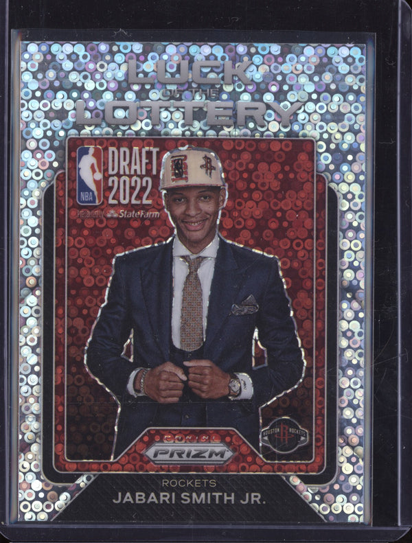 Jabari Smith Jr 2022-23 Panini Prizm 7 Fastbreak Luck of the Lottery RC