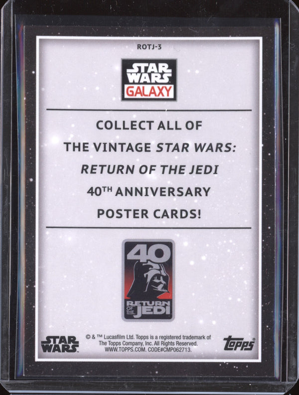 2023 Topps Star Wars Galaxy Chrome ROTJ-3 Refractor