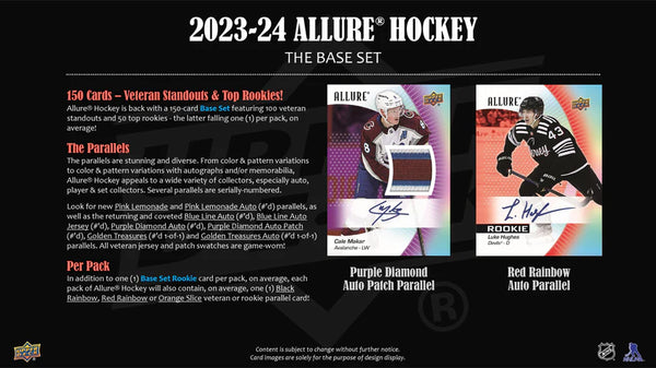 2023-24 Upper Deck Allure Hockey Hobby Box