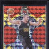 Nikola Jokic 2023-24 Panini Mosaic 287 Red and Yellow Fusion Choice 64/75