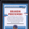 Brandin Podziemski 2023-24 Panini Donruss Optic 203 Red International RC