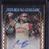 Corbin Burnes 2024 Topps Chrome Update 2024 All-Star Game Auto X-Fractor 50/125