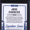 Jose Canseco 2024 Panini Donruss SS-JC Signature Series Purple 43/49