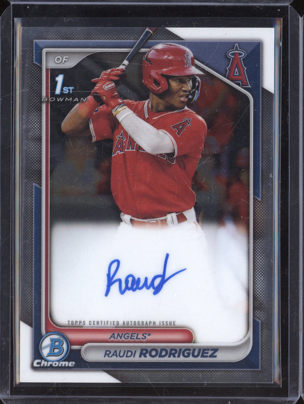 Raudi Rodriguez 2024 Bowman Chrome CPA-RR 1st Auto RC