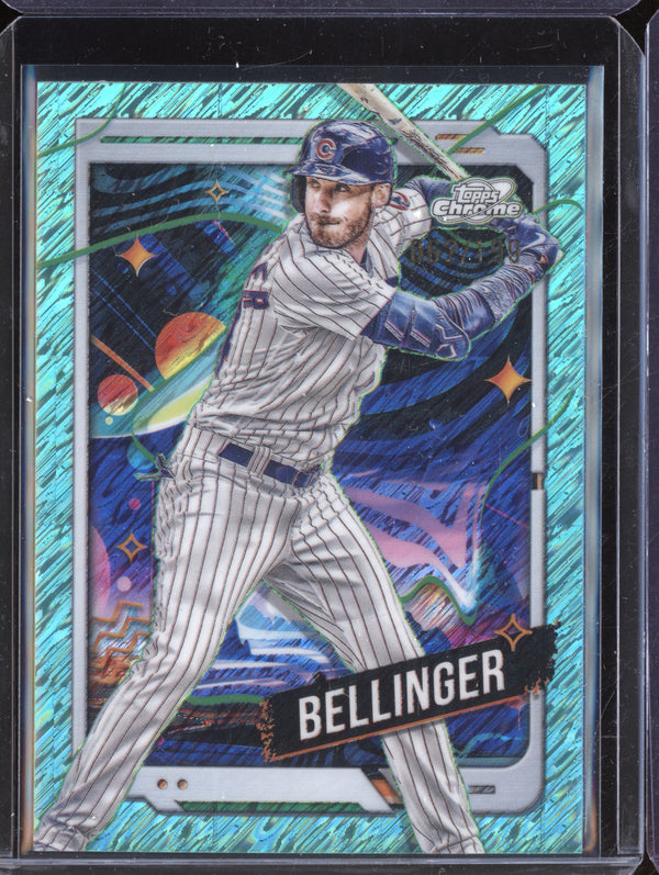 Cody Bellinger 2024 Topps Cosmic Chrome 116 Aqua Equinox Refractor 62/199