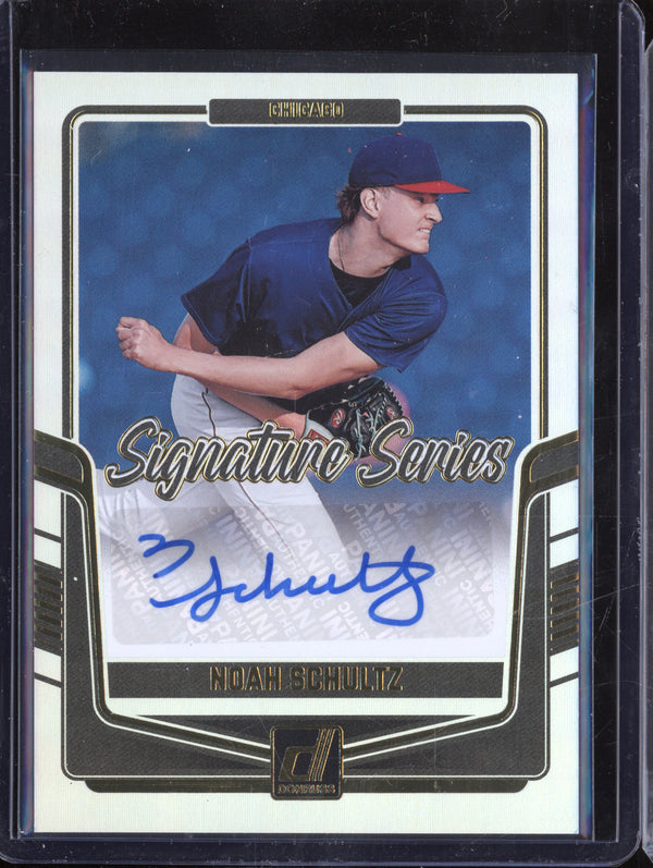 Noah Schultz 2024 Panini Donruss SS-NS Signature Series RC