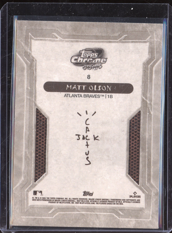 Matt Olson 2031 Topps Cosmic Chrome x Cactus Jack 8