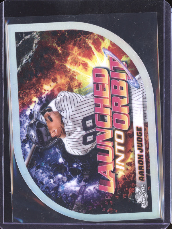 Aaron Judge 2024 Topps Cosmic Chrome LIO-23 Launched into Orbit