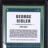 George Sisler 2024 Panini Donruss 22 Optic Black Velocity 19/39