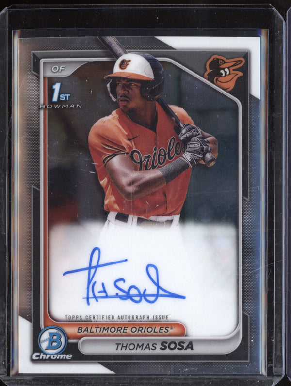 Thomas Sosa 2024 Bowman Chrome CPA-TS 1st Auto RC