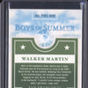 Walker Martin 2024 Panini Boys of Summer PMS-WM Prospect Materials Auto 54/99