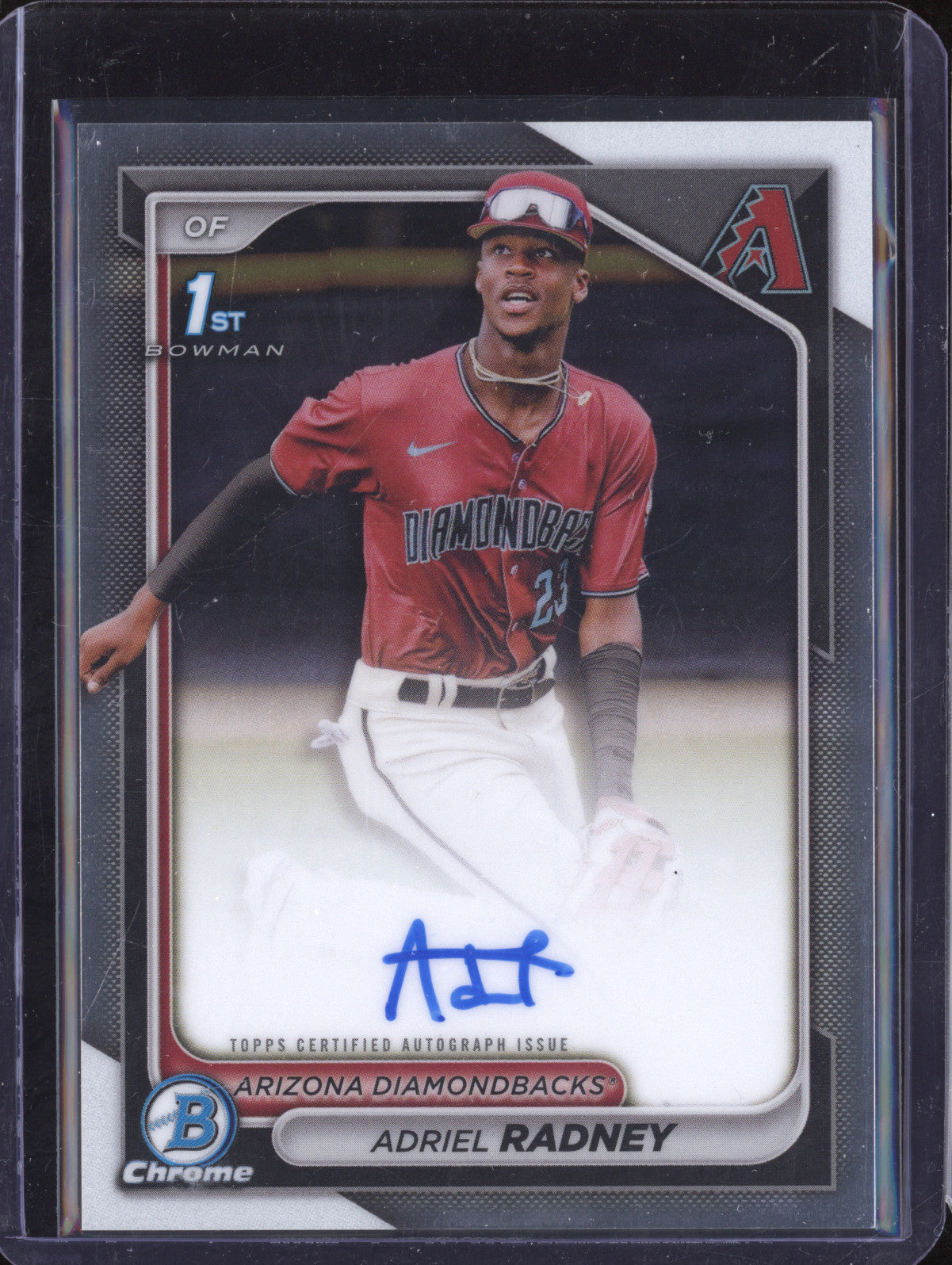 Adriel Radney 2024 Bowman Chrome CPA-AR 1st Auto RC