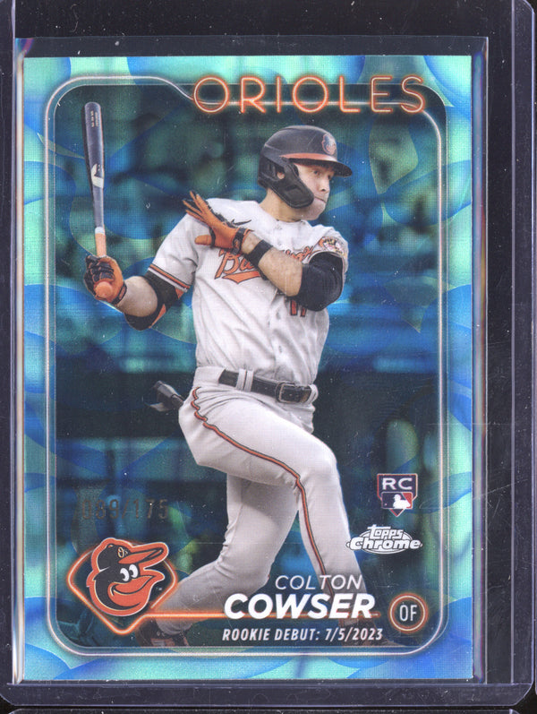 Colton Cowser 2024 Topps Chrome Update USC154 Aqua/Blue Lava Lamp RC 89/175