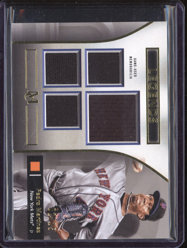 Pedro Martinez 2024 Topps Museum Collection SPPQR-PM Single-Player Primary Pieces Quad Relic Legends 2/25