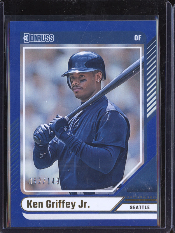 Ken Griffey Jr. 2024 Panini Donruss 21 Blue 52/149