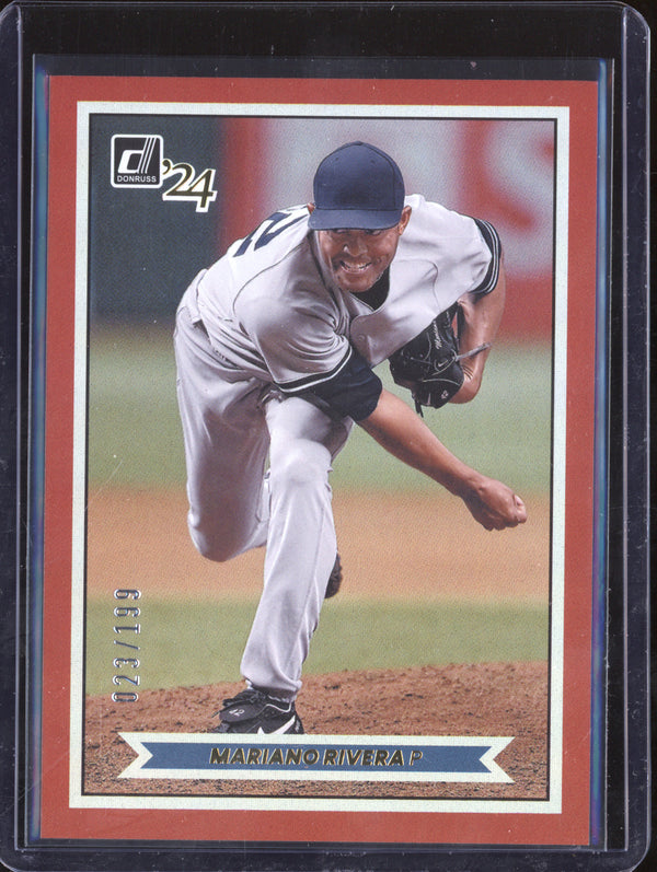 Mariano Rivera 2024 Panini Donruss 8 Action All-Stars Holo 23/199