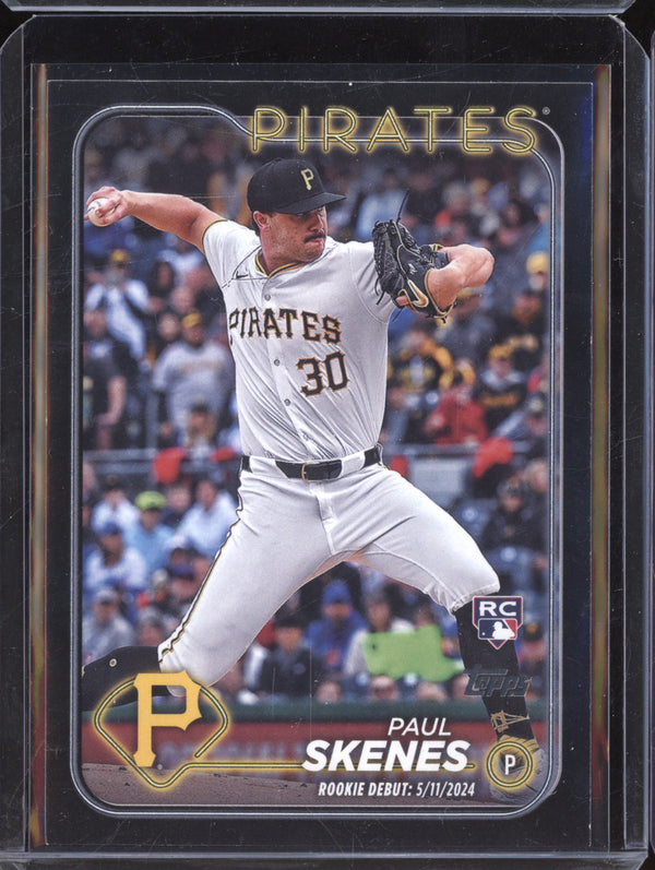 Paul Skenes 2024 Topps Update Series US288 Black RC 31/74