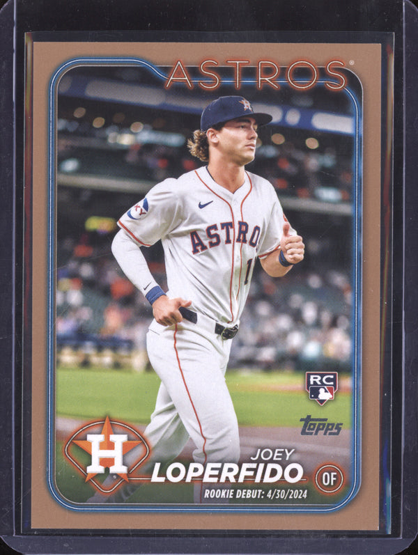 Joey Loperfido 2024 Topps Update Series US147 Gold RC 1758/2024