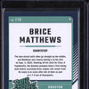 Brice Matthews 2024 Panini Donruss 115 Holo RC