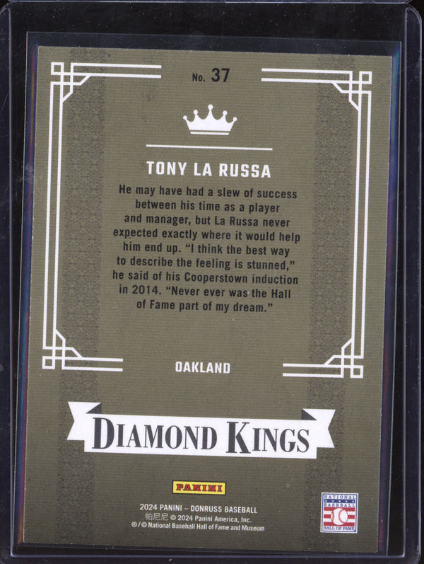 Tony La Russa 2024 Panini Donruss 37 Diamond Kings