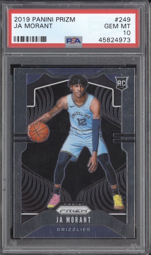 Ja Morant 2019-20 Panini Prizm 249 RC PSA 10