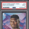 Zion Williamson 2019-20 Panini Court Kings 72 RC PSA 9