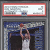 Dirk Nowitzki 2018-19 Panini Threads 8 Automatic Dazzle PSA 9