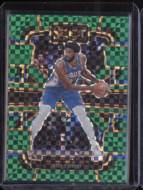 Joel Embiid 2023-24 Panini Select 4 Green 1/5