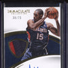 Al Horford 2014-15 Panini Immaculate PA-AH Patches Autographs 39/75