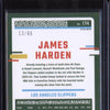 James Harden 2023-24 Panini Donruss Optic 174 Green International 13/65