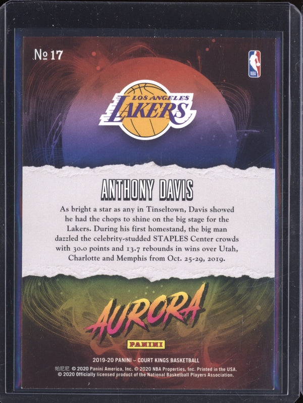 Anthony Davis 2019-20 Panini Court Kings 17 Aurora