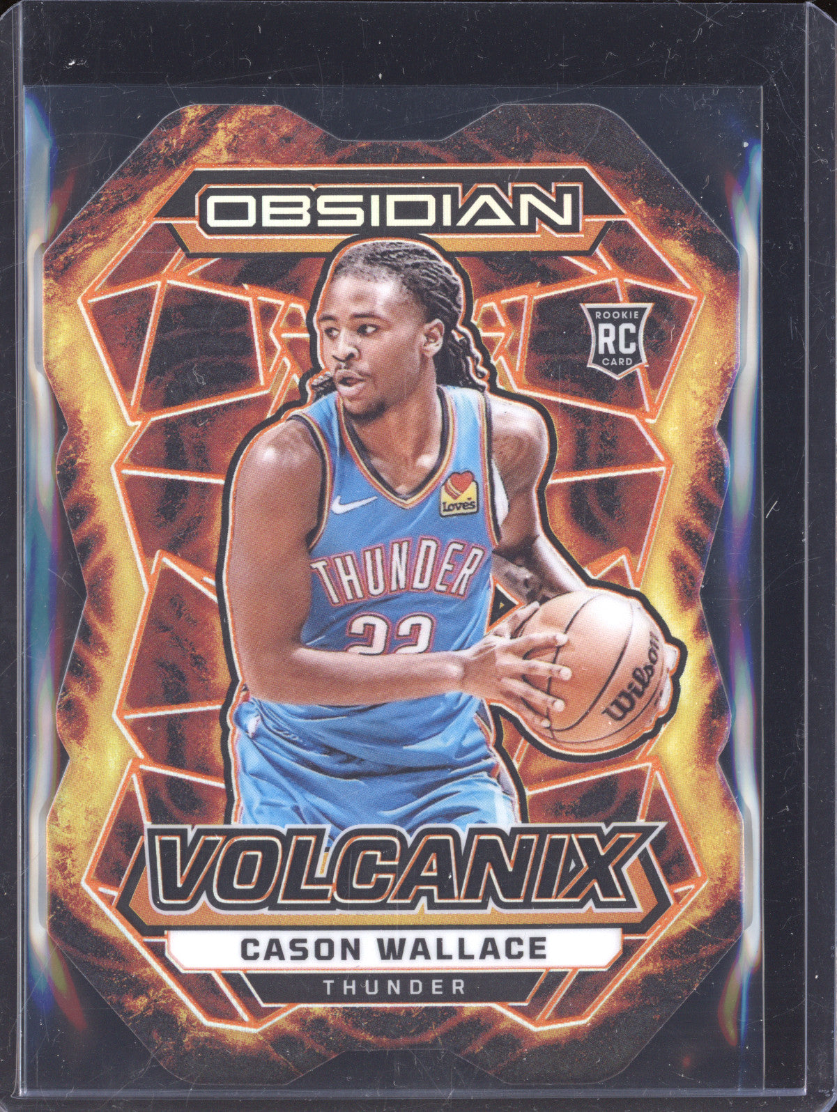 Cason Wallace 2023-24 Panini Obsidian 33 Volcanix RC