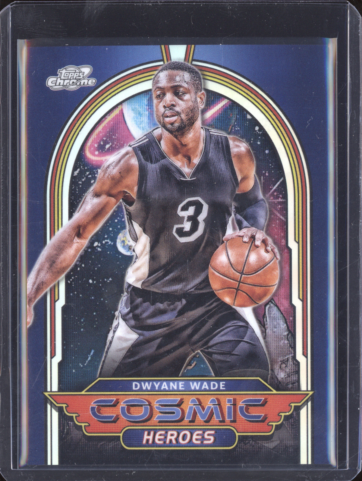 Dwyane Wade 2023-24 Topps Cosmic Chrome CH-10 Cosmic Heroes