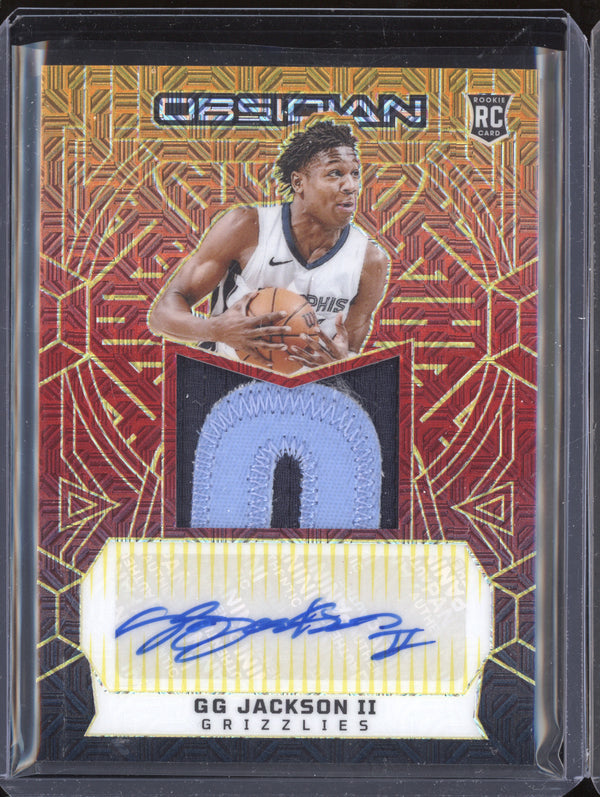 GG Jackson II 2023-24 Panini Obsidian Rookie Jersey Auto Molten Mojo RC 7/10